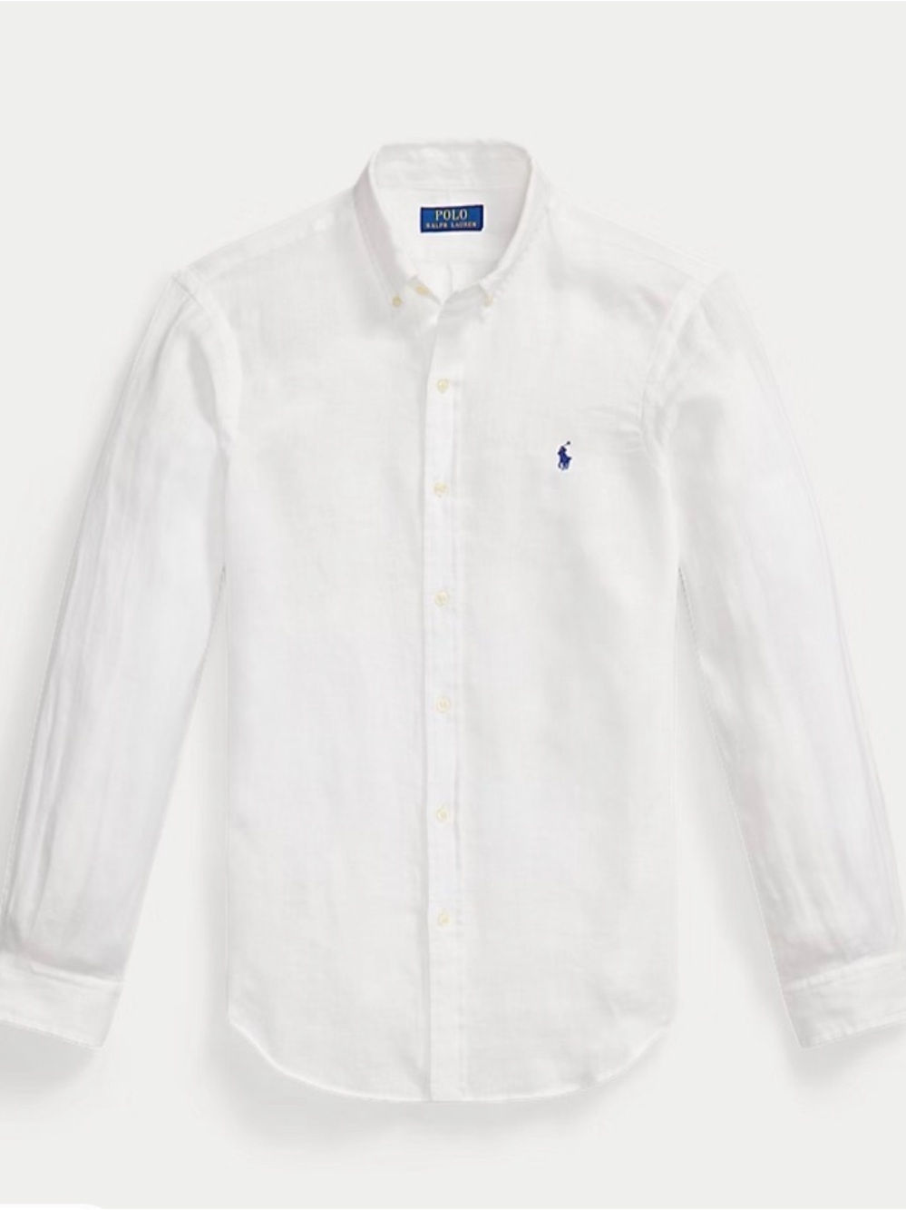 Ralph Lauren linen white shirt